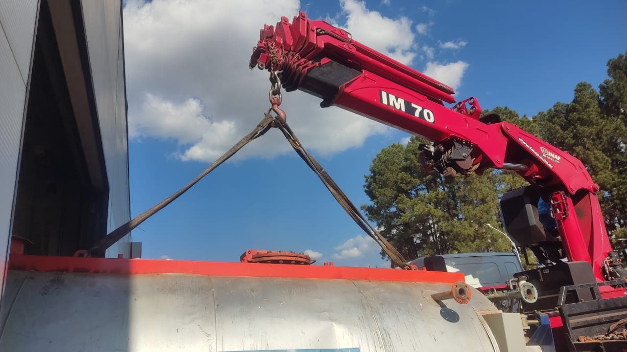 Remoção e Instalação de Caldeira Flamotubular